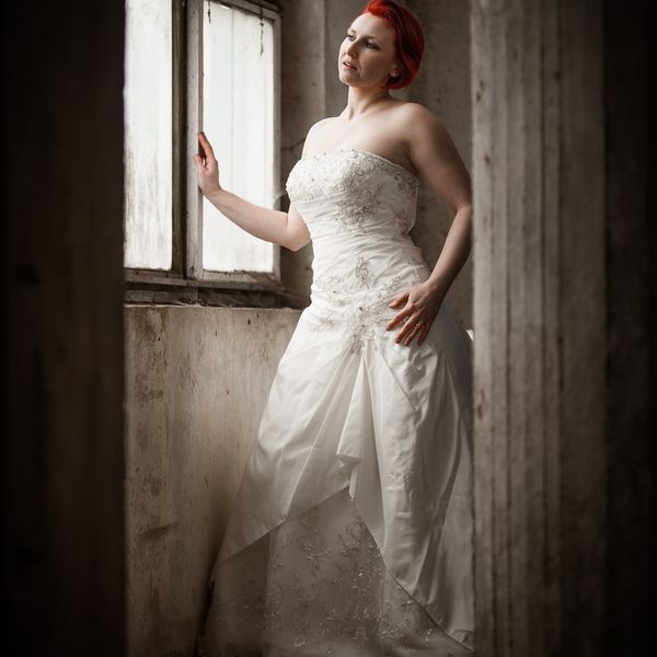 wedding dress reshoot