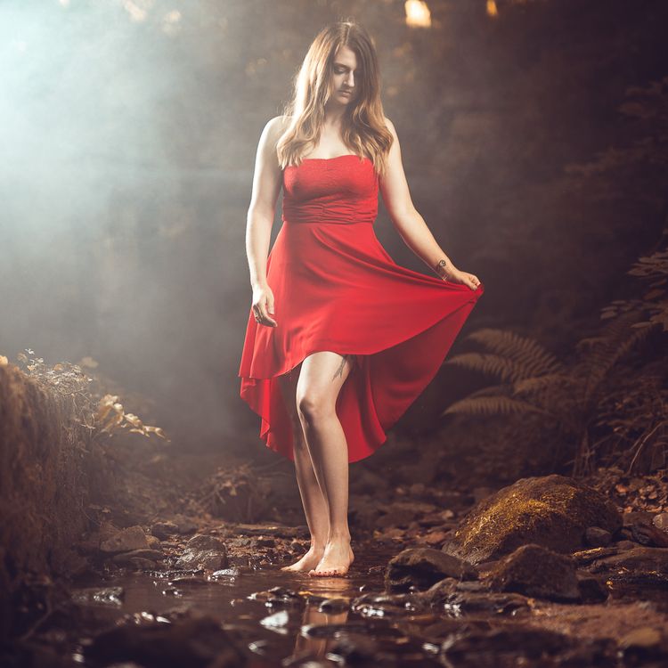 fotoshooting im wald mit special effects
